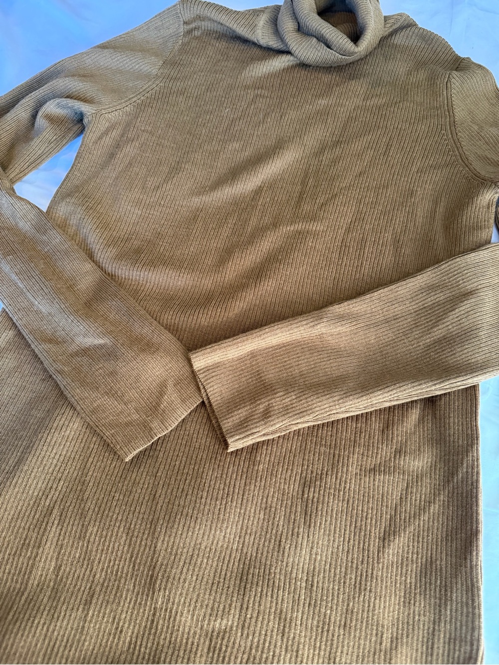 French Connection Women’s 's Ribbed Turtleneck Sweater in Taupe